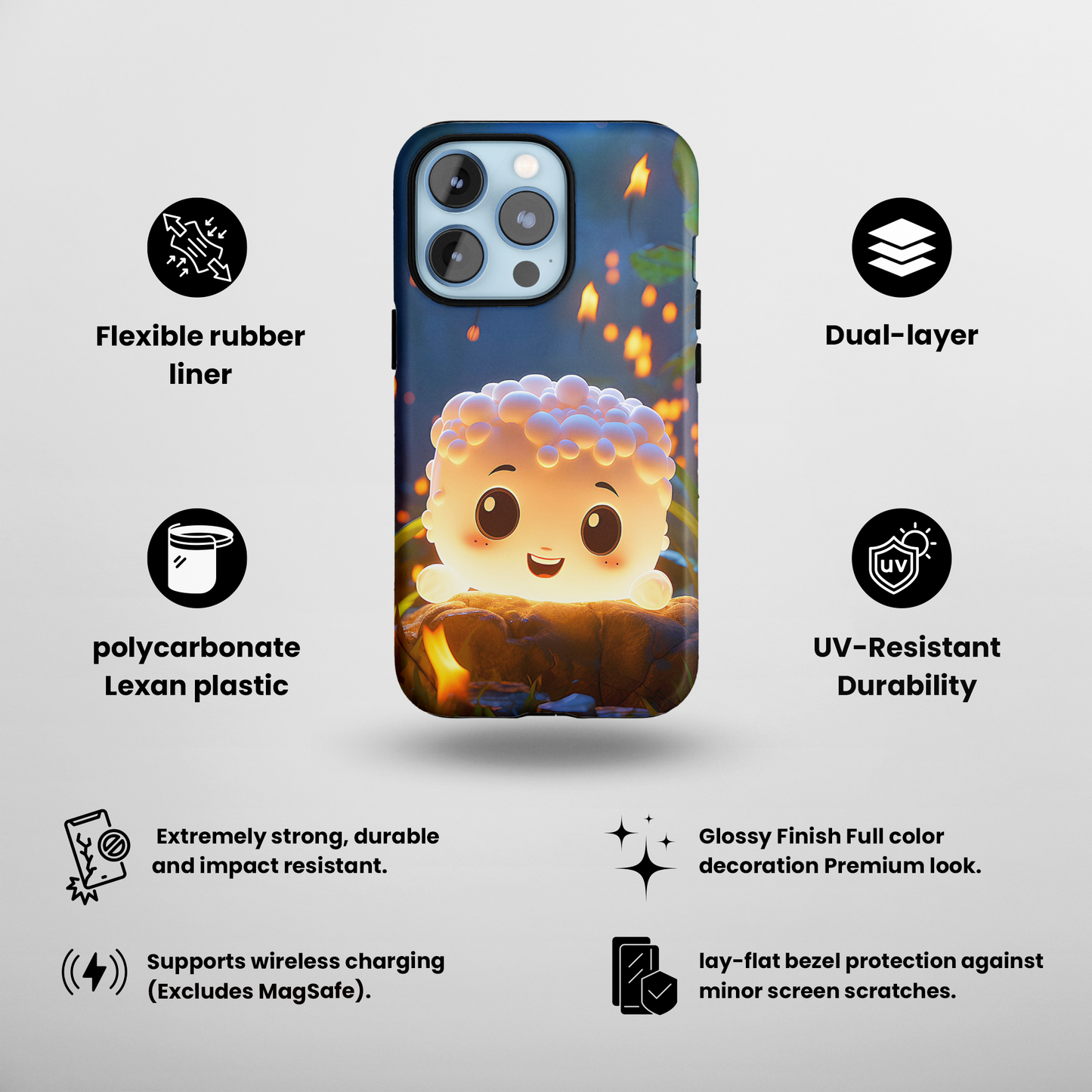Gleeful Mallow (iPhone Case 11-15)
Gleeful Mallow
Get the ultimate protection for iPhone 11, 12, 13,14, 15 with RIMA's Tough Phone Case. Its premium materials offer shock dispersion and a sleek, glosRimaGallery