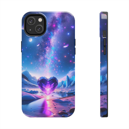 Galactic Heartbeat (iPhone Case 11-15)RIMA Tough Phone Case for iPhone 11-15: Where Style Meets Durability. Featuring a sleek design with MagSafe compatibility, this case offers unmatched protection and RimaGallery