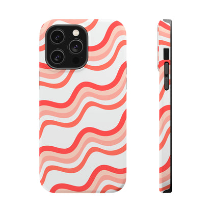 Wavy Stripes Pattern (iPhone MagSafe Case)Elevate your iPhone's style with the Wavy Stripes Pattern MagSafe Case, offering robust protection, MagSafe compatibility, and a choice of matte or glossy finish. PeRimaGallery
