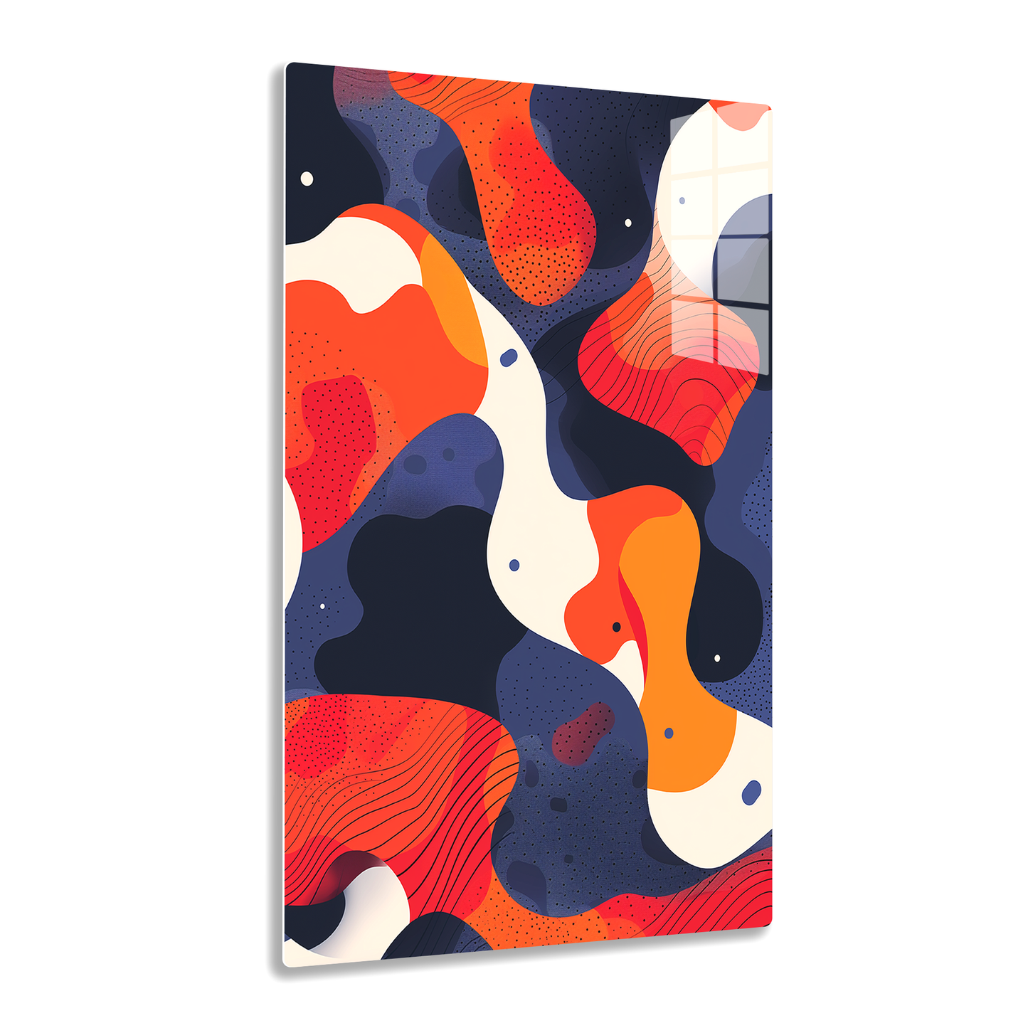 Colorflow Canvas (Acrylic)Step into the universe with abstract, flowing shapes in a bold color palette. Acrylic art from RimaGallery. Experience the cosmos in your home with vibrant, ethicallRimaGallery