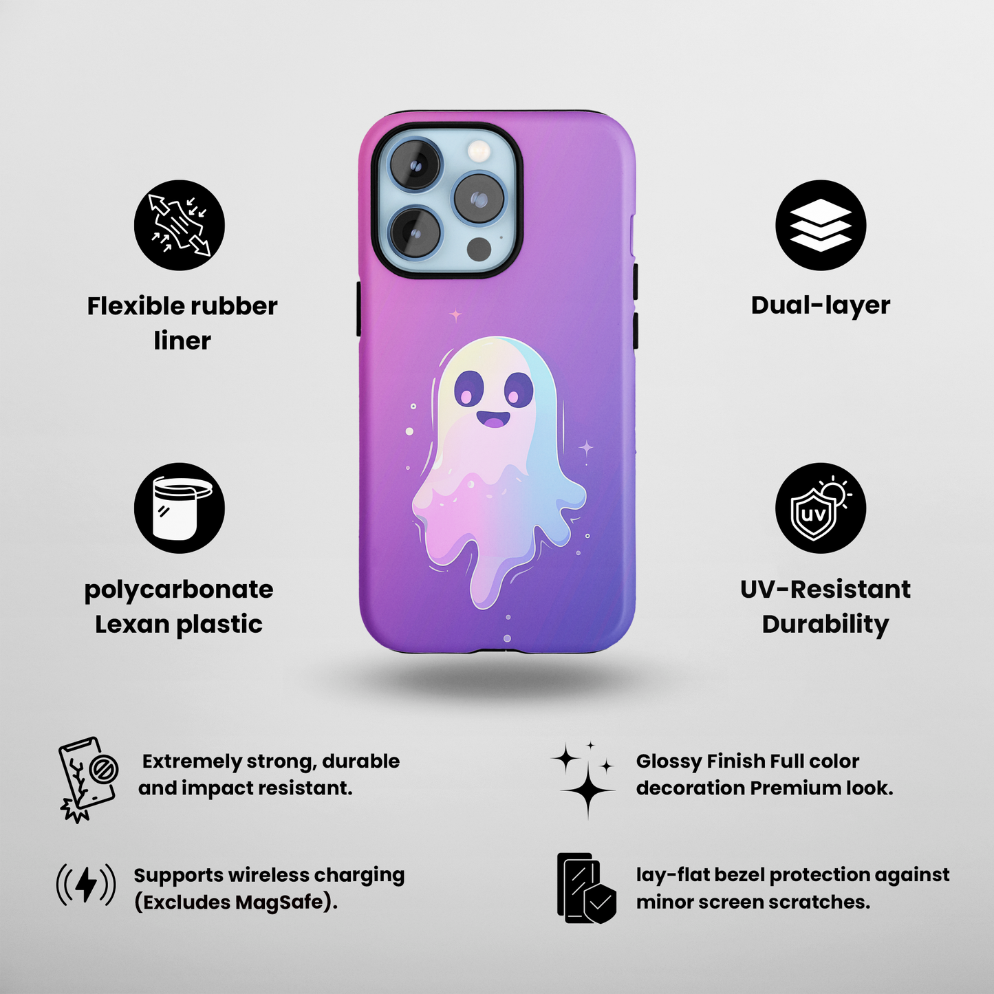 Boo Beauty (iPhone Case 11-15)Upgrade your iPhone 11-15 with RIMA's robust case. Sleek design, unparalleled safety. Your perfect style companion awaits!RimaGallery