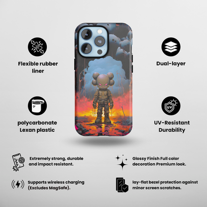 Dystopian Dreamer (iPhone Case 11-15)
Dystopian Dreamer
Upgrade your iPhone 11–15 with RIMA's robust case. Where security meets sophistication. Durable, fashionable, and wireless-charging compatible. SlRimaGallery