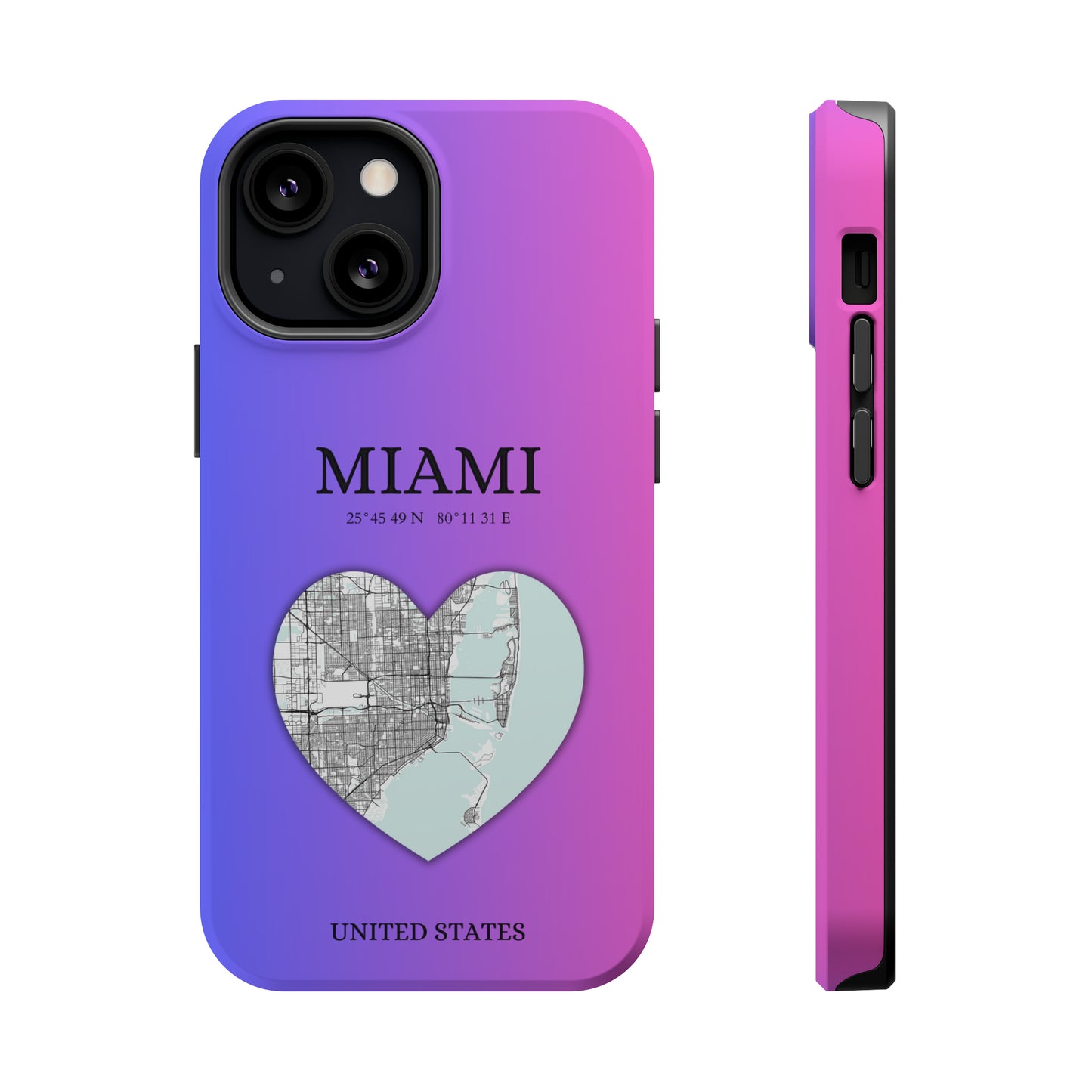 Miami Heartbeat - Magenta (iPhone MagSafe Case)Elevate your iPhone's style with the Miami Heartbeat Magenta MagSafe Case, offering robust protection, MagSafe compatibility, and a choice of matte or glossy finish.RimaGallery