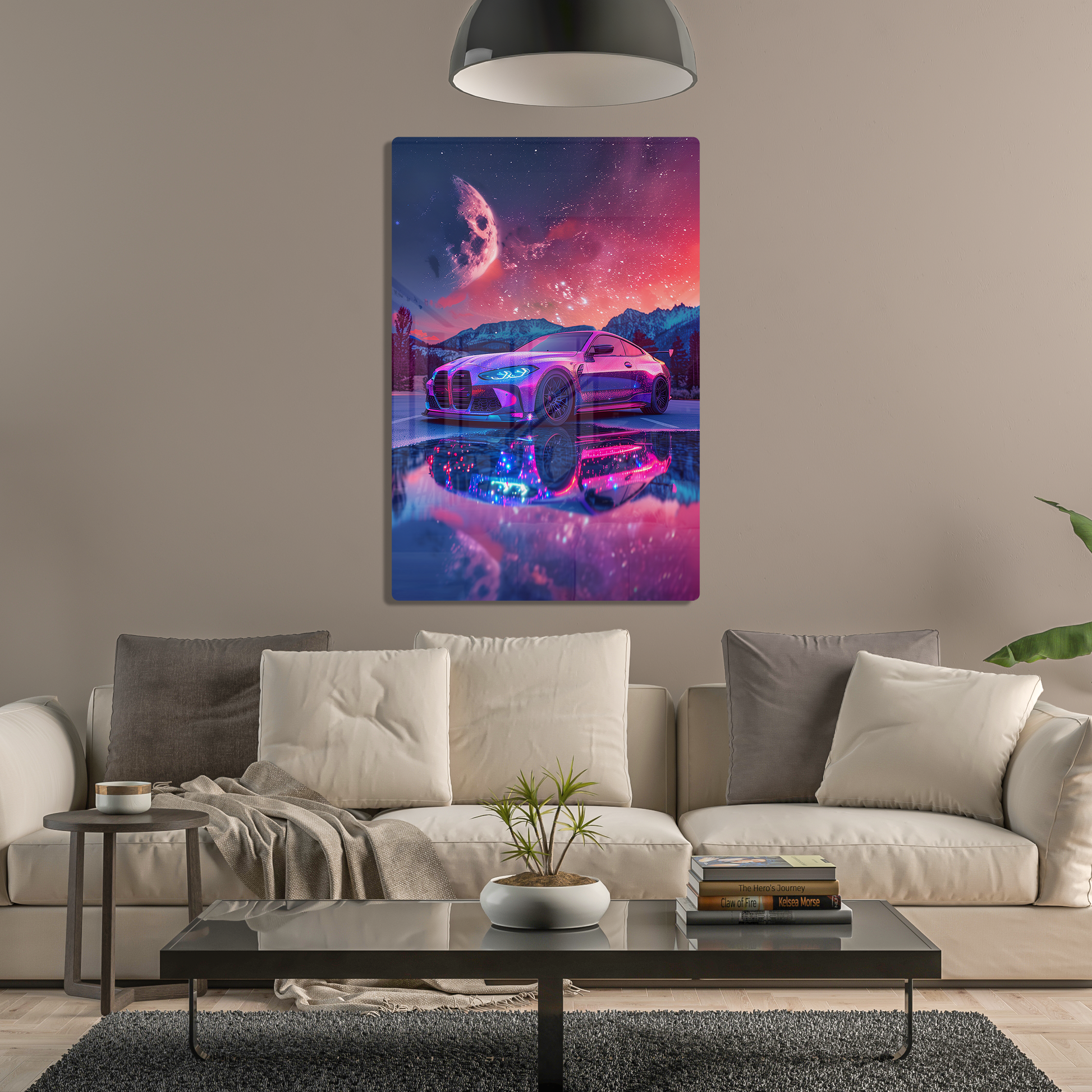 Galactic Grace (Acrylic)Step into the universe with 'Galactic Grace' on canvas from RimaGallery. Experience the cosmos in your home with vibrant, ethically crafted art. Free shipping in theRimaGallery