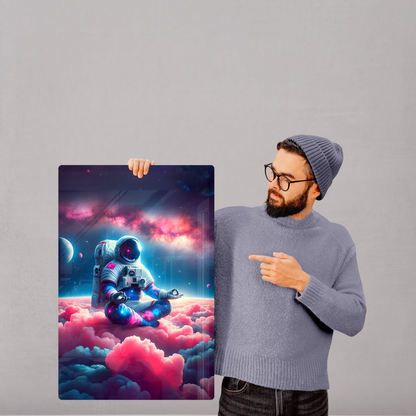 Stardust Meditation (Acrylic)Make a design statement with Stardust Meditation acrylic prints from RimaGallery. The sleek 1⁄4" acrylic material creates a glass-like illusion for your wall art. PrRimaGallery