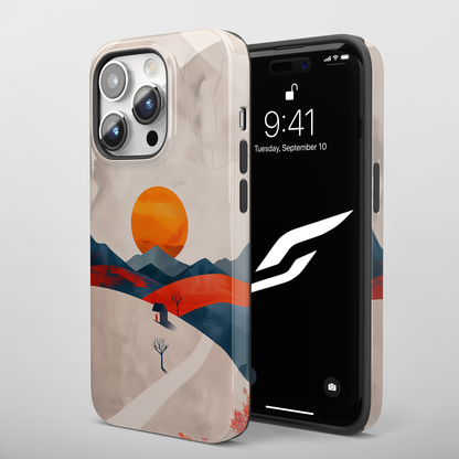 Amber Awakening (iPhone Case 11-15)Shop RIMA Tough Phone Case for iPhone 11-15: Ultimate protection with double-layer defense, glossy finish, and wireless charging compatibility. Urban and weather-resRimaGallery