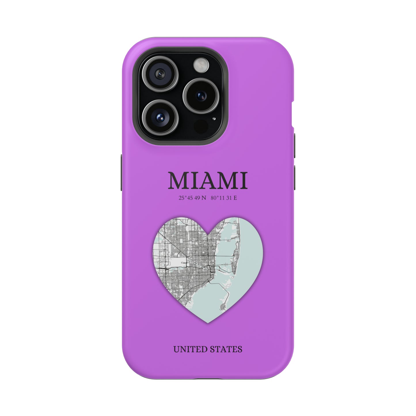 Miami Heartbeat - Purple (iPhone MagSafe Case)Elevate your iPhone's style with the Miami Heartbeat Purple MagSafe Case, offering robust protection, MagSafe compatibility, and a choice of matte or glossy finish. RimaGallery