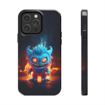 Fiery Monster (iPhone Case 11-15)Protect and personalize your iPhone 11, 12, 13, 14, &amp; 15 with RIMA's Tough Phone Case. Featuring robust materials, sleek design, and compatibility with wireless RimaGallery