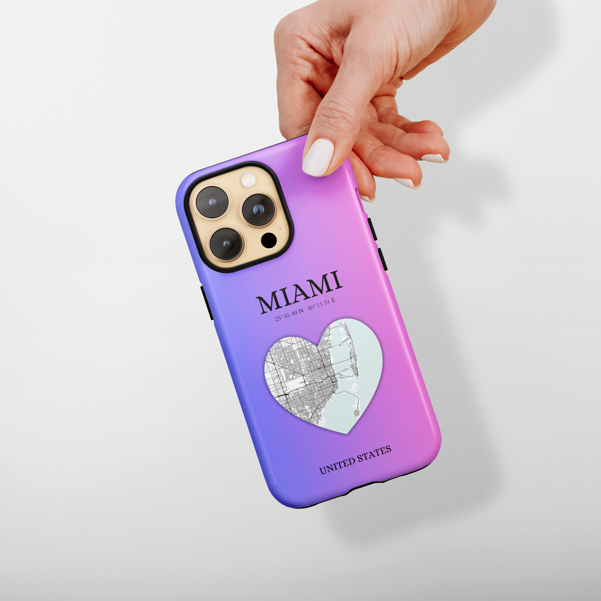 Miami Heartbeat - Magenta (iPhone Case 11-15)Elevate your iPhone's style with Rima's Miami Heartbeat case. Sleek, durable protection for models 11-15. Free US shipping.RimaGallery