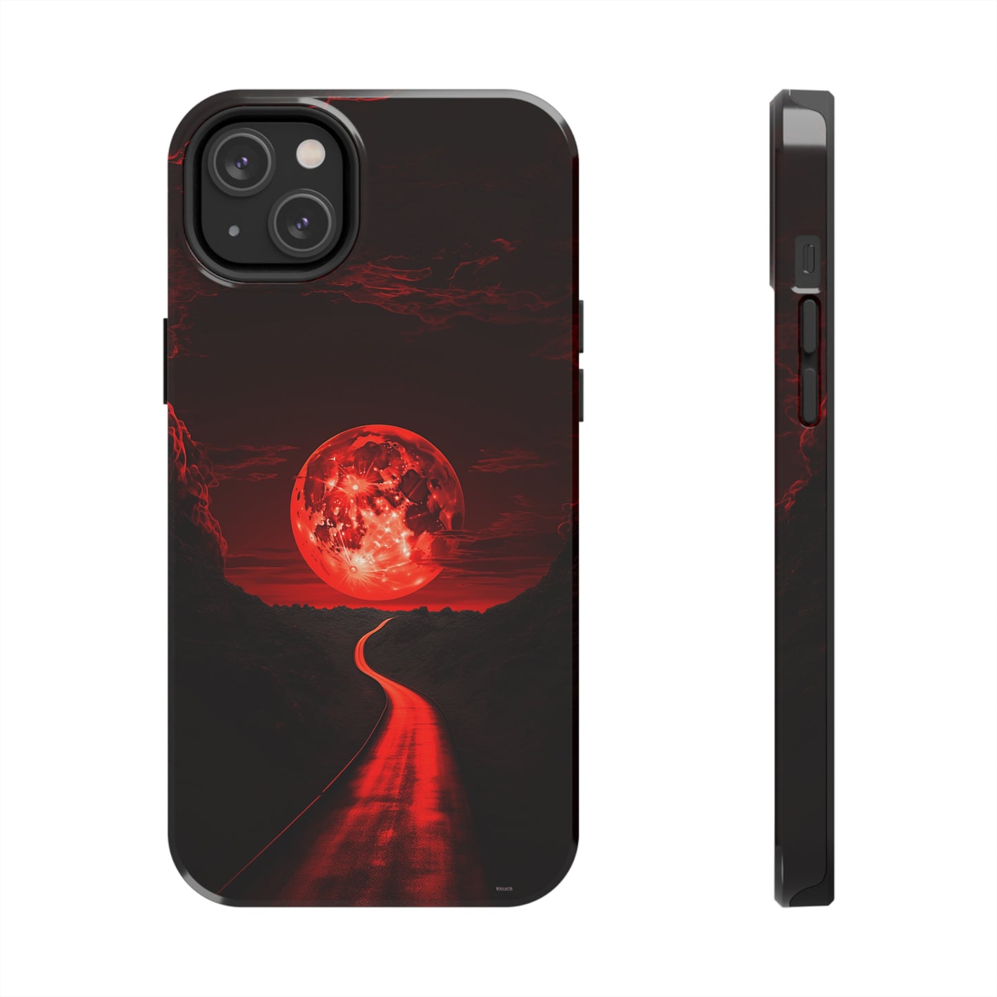 Crimson Pathway (iPhone Case 11-15)Stand out with RIMA Tough Phone Case for iPhone 11-15. A perfect blend of style &amp; resilience, featuring a sleek design and robust protection. Made from eco-frienRimaGallery