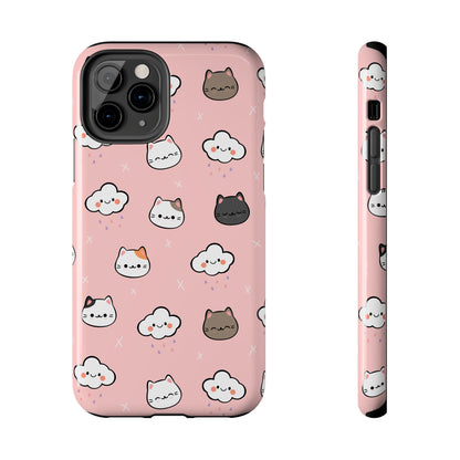 Purrfect Skies (iPhone Case 11-15)Shop RIMA Tough Phone Case for iPhone 11-15: Ultimate protection with double-layer defense, glossy finish, and wireless charging compatibility. Urban and weather-resRimaGallery