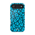 Blue Leopard Magnetic Impact-Resistant Phone Case