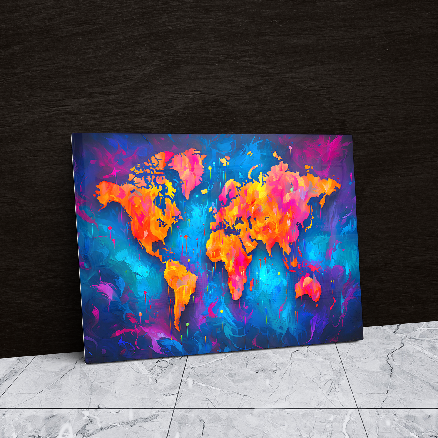 Vivid Colors World Map (Acrylic)Make Every Journey Remarkable
 
Illuminate your space with the magic of global exploration with our "Vivid Expeditions: A World Map on Premium Acrylic Print". Every RimaGallery