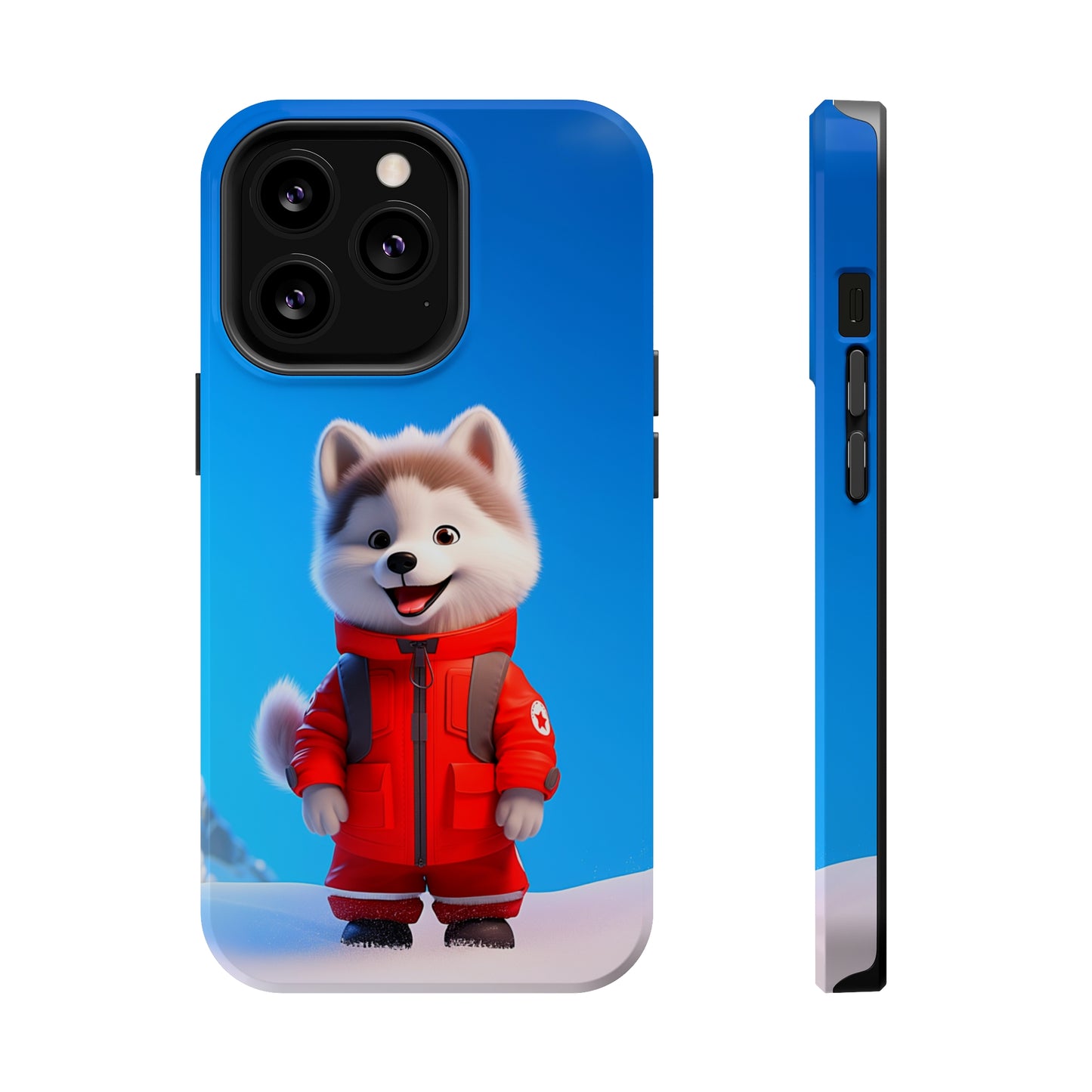 Tiny Ski Portal Husky (iPhone MagSafe Case)Tiny Ski Portal Husky MagSafe Durable Case: Style Meets Protection 📱✨
Upgrade your device with Rima Gallery's Tiny Ski Portal Husky MagSafe Durable Case. This case RimaGallery