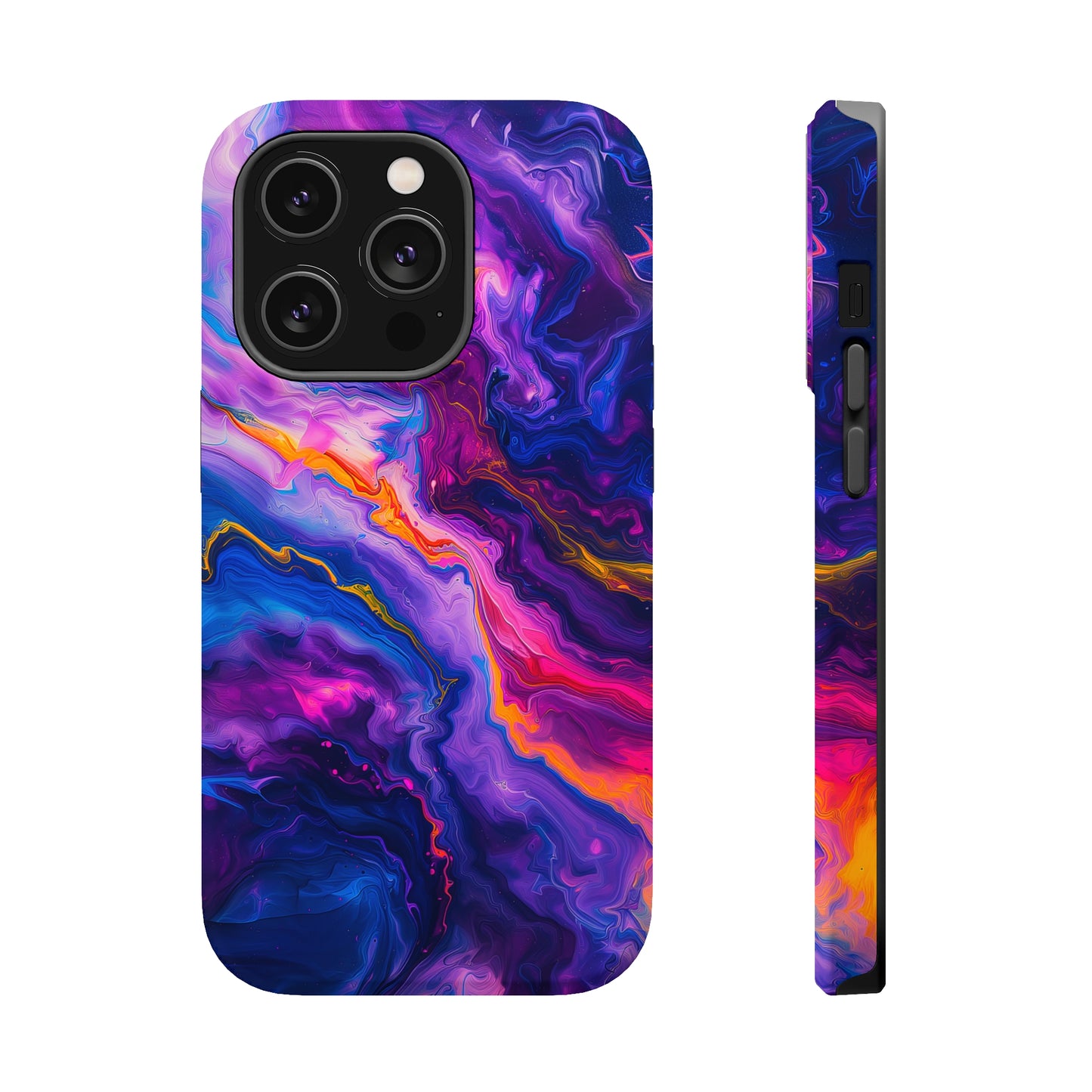 Psychedelic Flow (iPhone MagSafe Case)Rima Gallery presents the exclusive Psychedelic Flow MagSafe Durable Case For iphone 13, 14, 15, Pro, Max. Experience advanced protection, MagSafe functionality, andRimaGallery