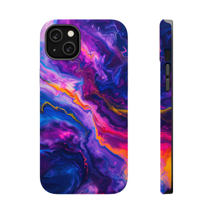 Psychedelic Flow (iPhone MagSafe Case)Rima Gallery presents the exclusive Psychedelic Flow MagSafe Durable Case For iphone 13, 14, 15, Pro, Max. Experience advanced protection, MagSafe functionality, andRimaGallery