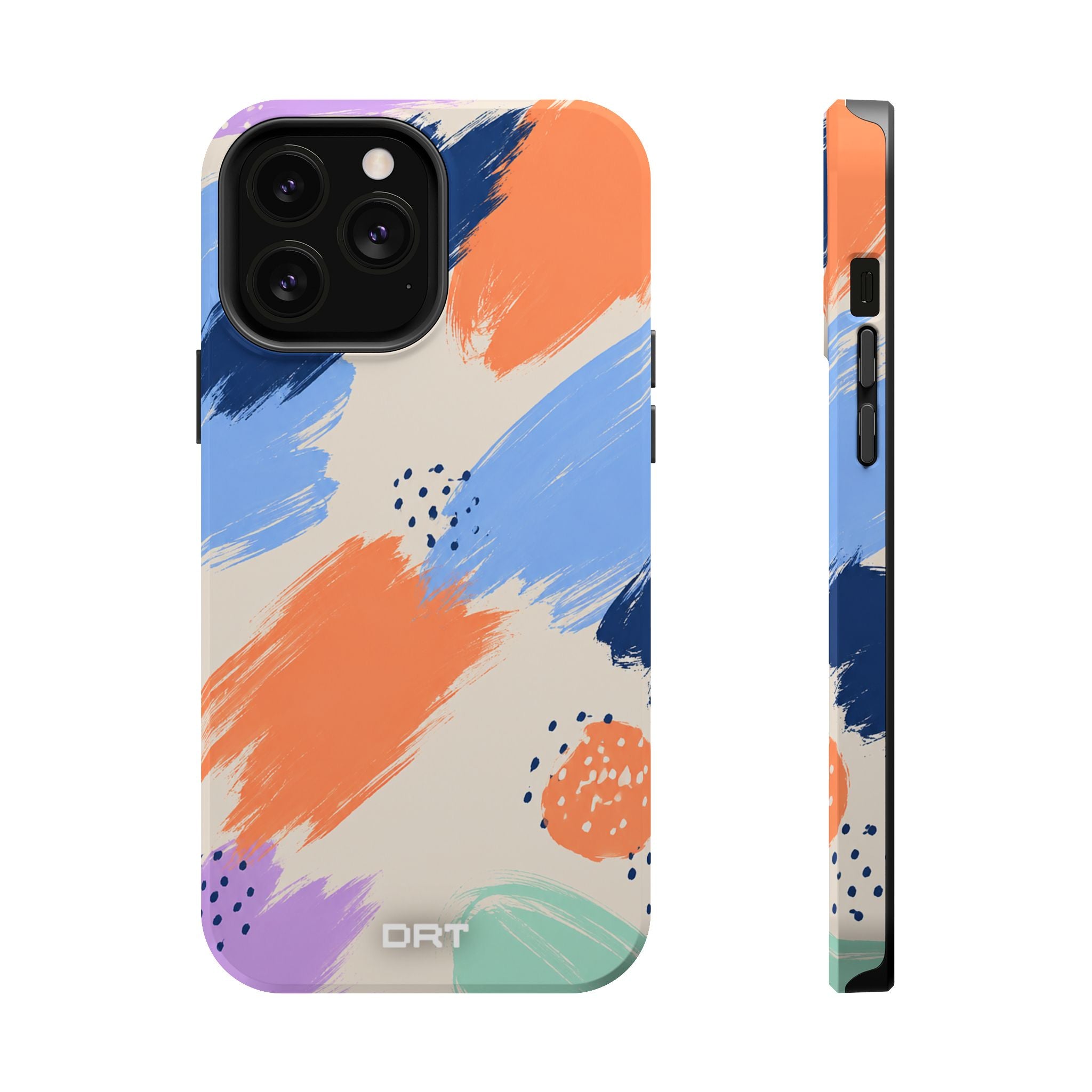 Abstract Brushstroke Magnetic Impact-Resistant Phone Case