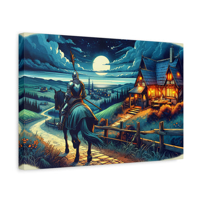 Moonlit Knight's Return (Canvas)Moonlit Knight's Return (Canvas  Matte finish, stretched, with a depth of 1.25 inches)
Struggling with low-quality canvases? Switch to RimaGallery! Our canvases are RimaGallery