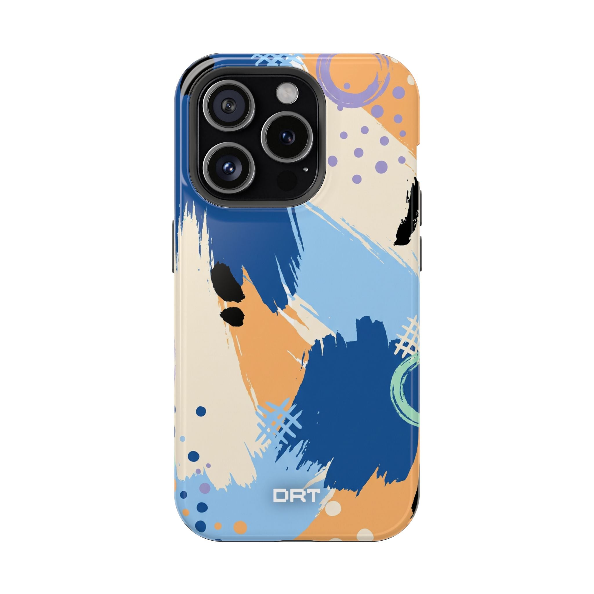 Abstract Brushstroke Magnetic Impact-Resistant Phone Case