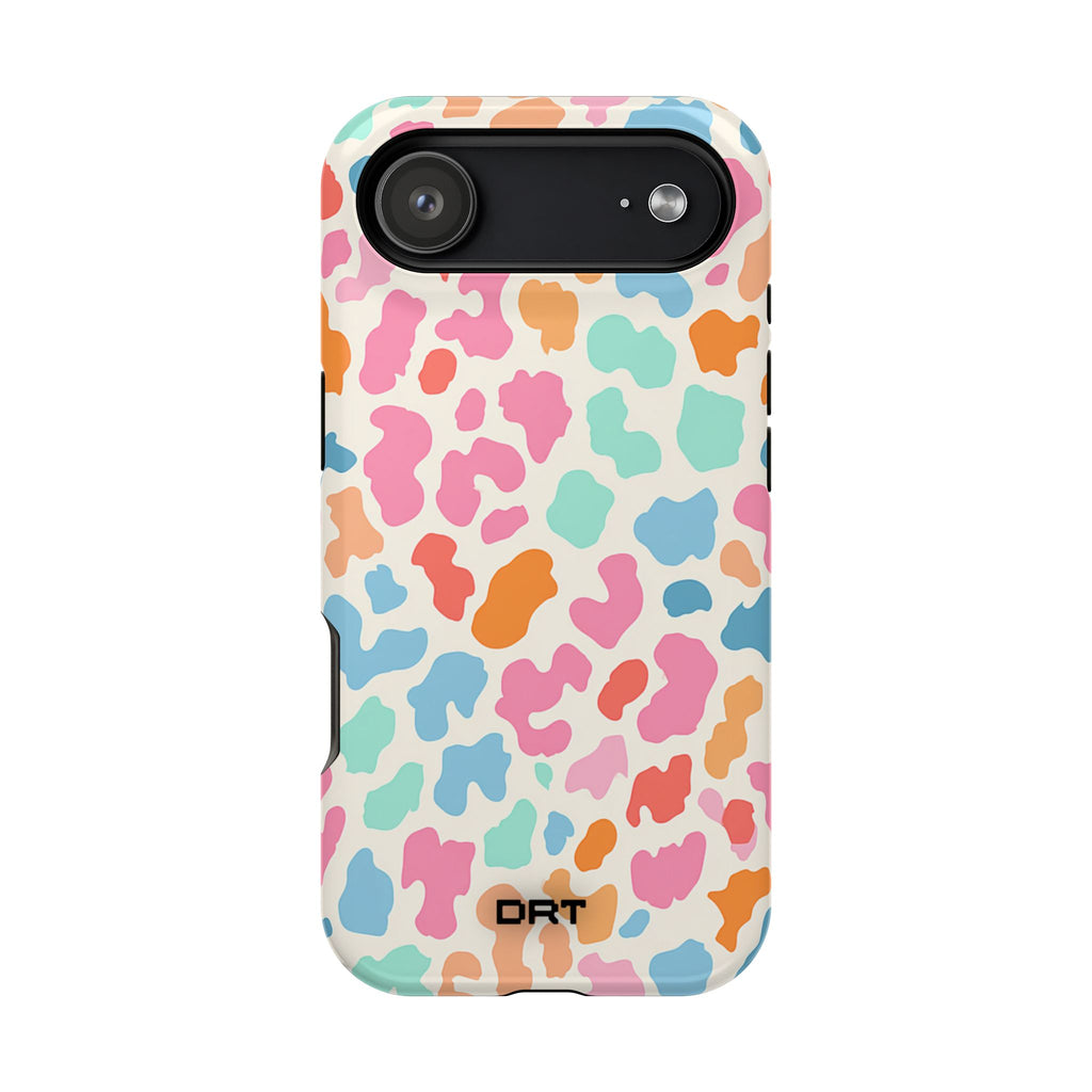 Colorful Pastel Leopard Magnetic Impact Phone Case