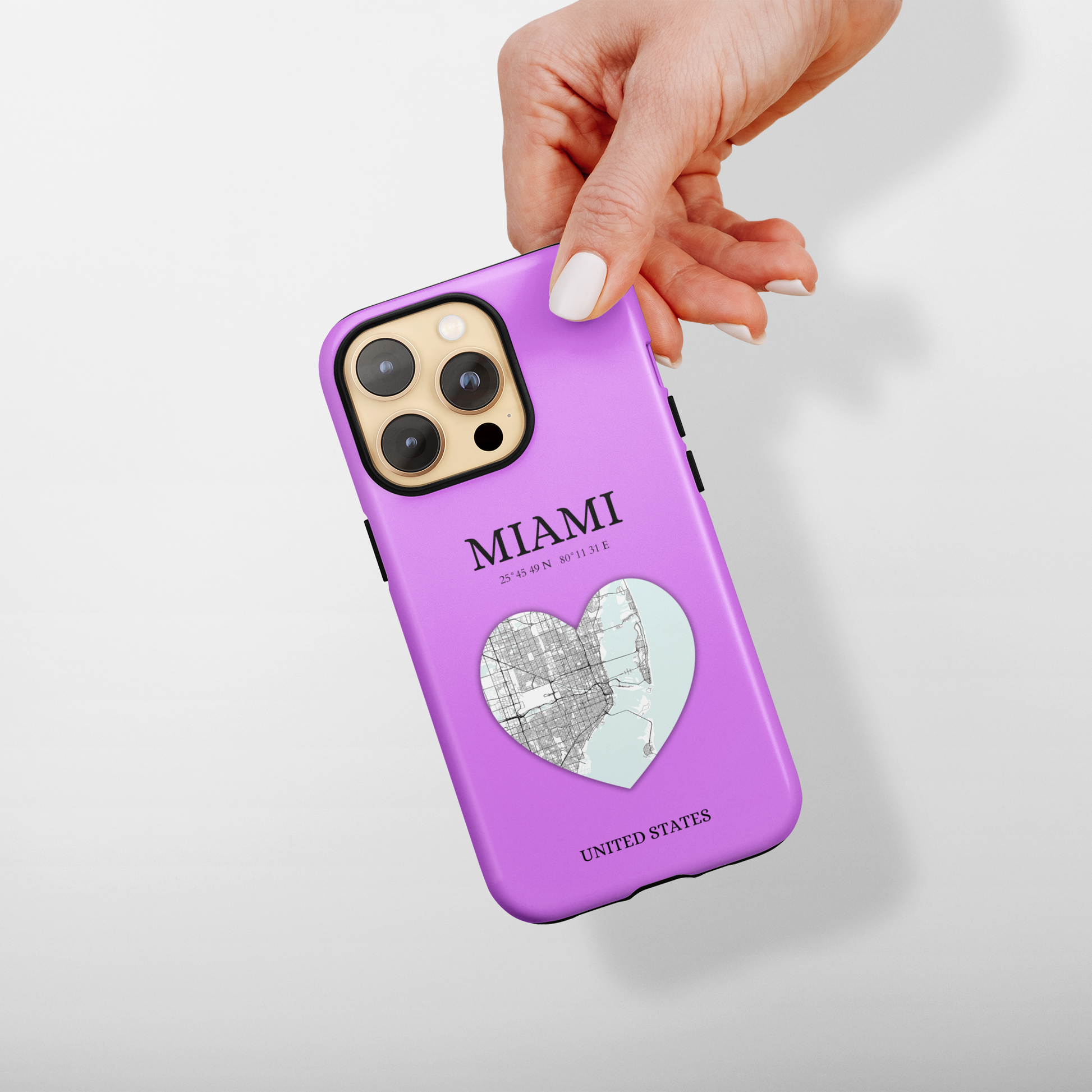 Miami Heartbeat - Purple (iPhone MagSafe Case)Elevate your iPhone's style with the Miami Heartbeat Purple MagSafe Case, offering robust protection, MagSafe compatibility, and a choice of matte or glossy finish. RimaGallery