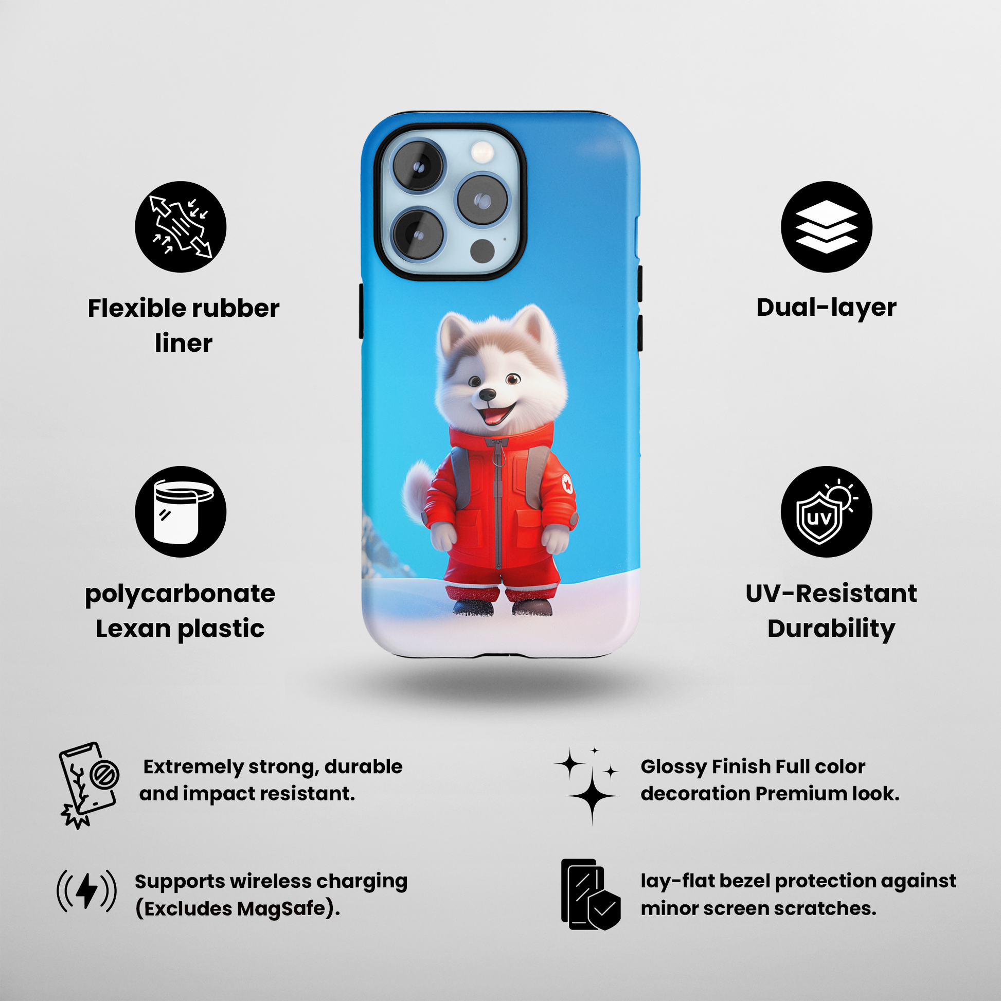 Tiny Ski Portal Husky (iPhone Case 11-15)Safeguard Your iPhone in Style with RIMA Tough Cases. Designed for iPhone 11-15, these cases offer the ultimate blend of sophistication and resilience. Eco-consciousRimaGallery