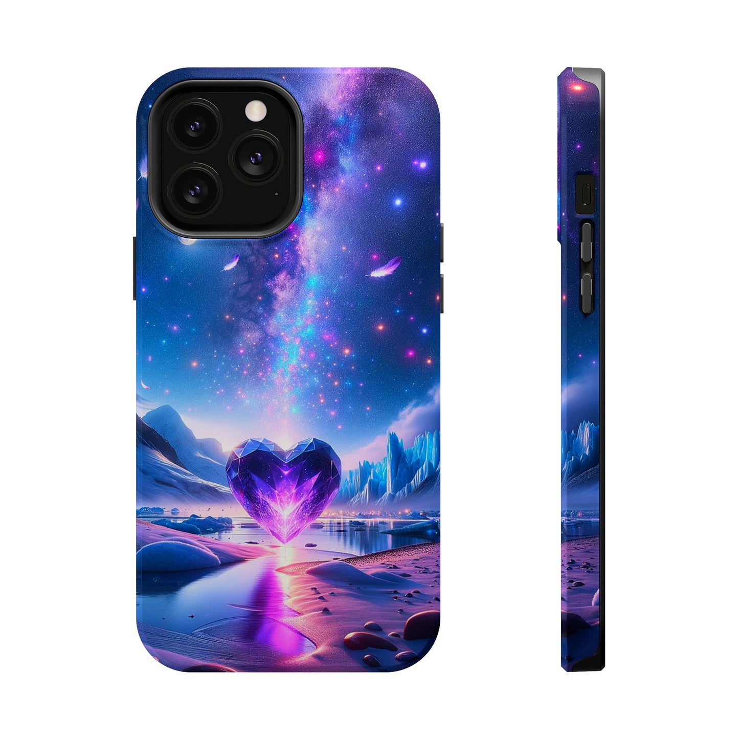 Galactic Heartbeat (iPhone MagSafe Case)Galactic Heartbeat MagSafe Durable Case: Style Meets Protection 📱✨
Upgrade your device with Rima Gallery's Galactic Heartbeat MagSafe Durable Case. This case isn’t RimaGallery
