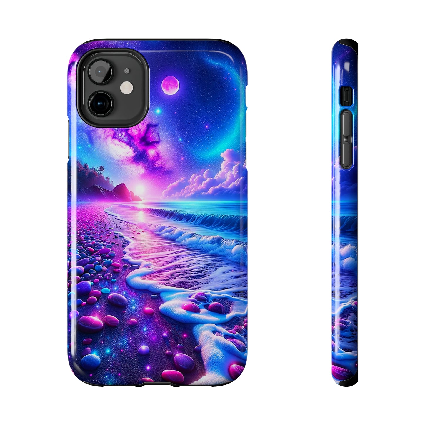 Cosmic Shoreline (iPhone Case 11-15)Discover the RIMA Case: A Fusion of Art and Protection for iPhone 11-15. With vibrant, customizable designs and military-grade defense, make a statement that echoes RimaGallery