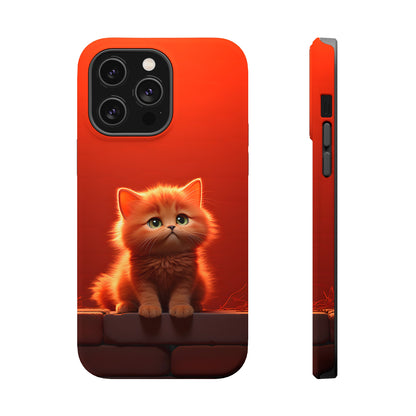 Cat Sitting On a Wall MagSafe Durable Case: Style Meets Protection 📱✨
Upgrade your device with Rima Gallery's Cat Sitting On a Wall MagSafe Durable Case. This case -Wall (iPhone MagSafe Case)
