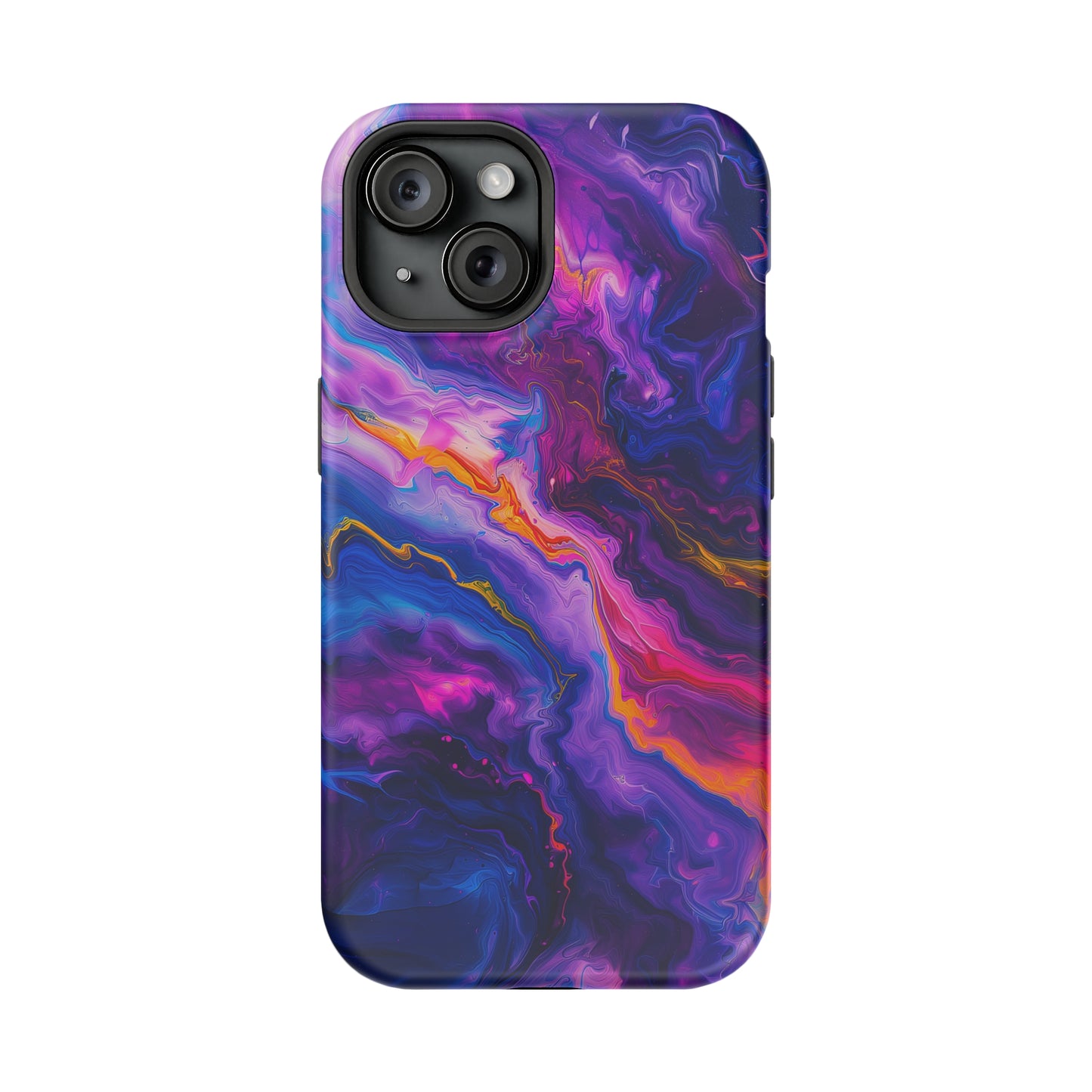 Psychedelic Flow (iPhone MagSafe Case)Rima Gallery presents the exclusive Psychedelic Flow MagSafe Durable Case For iphone 13, 14, 15, Pro, Max. Experience advanced protection, MagSafe functionality, andRimaGallery