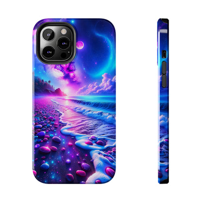 Cosmic Shoreline (iPhone Case 11-15)Discover the RIMA Case: A Fusion of Art and Protection for iPhone 11-15. With vibrant, customizable designs and military-grade defense, make a statement that echoes RimaGallery