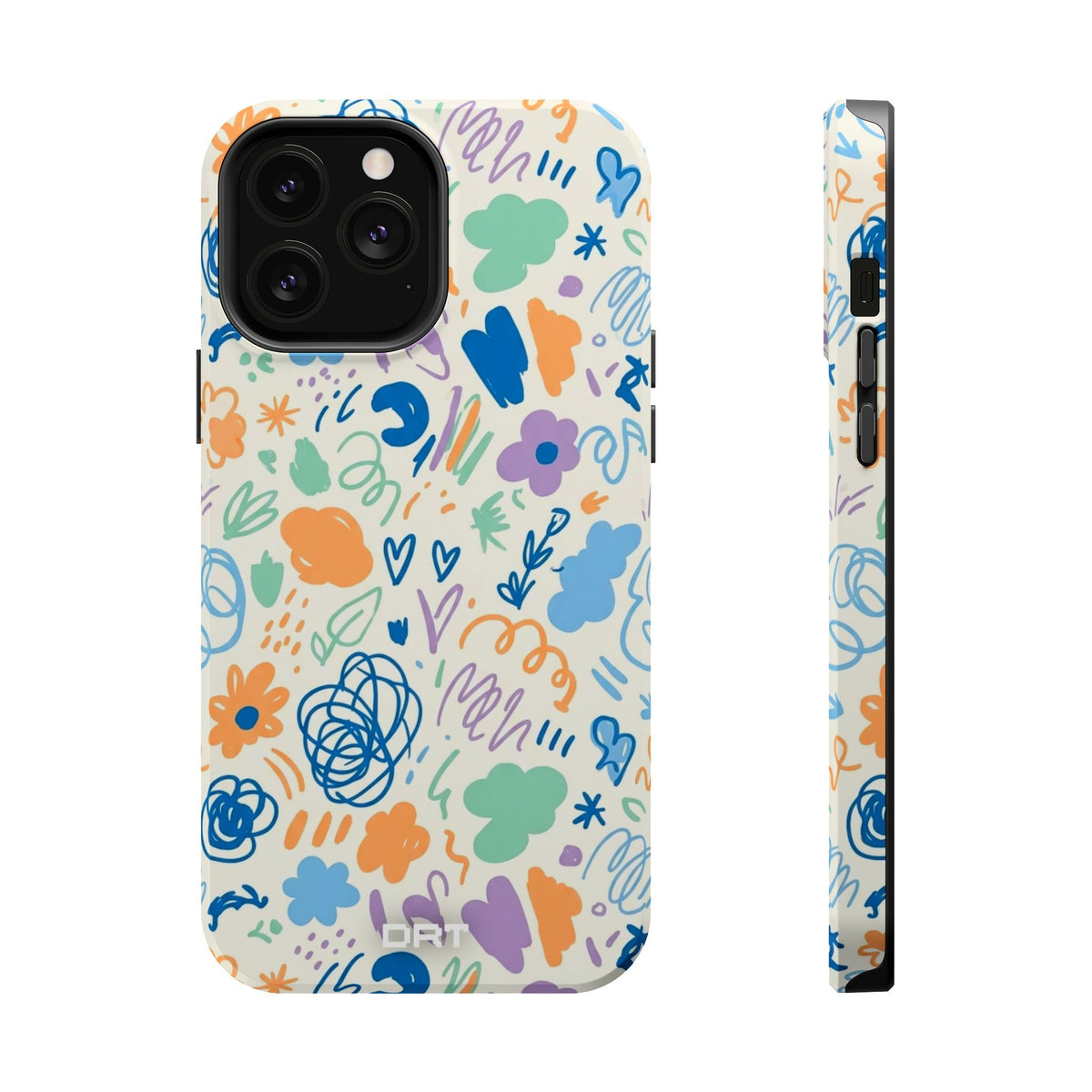 Doodle Garden Tough MagSafe Case for iPhone 13–17