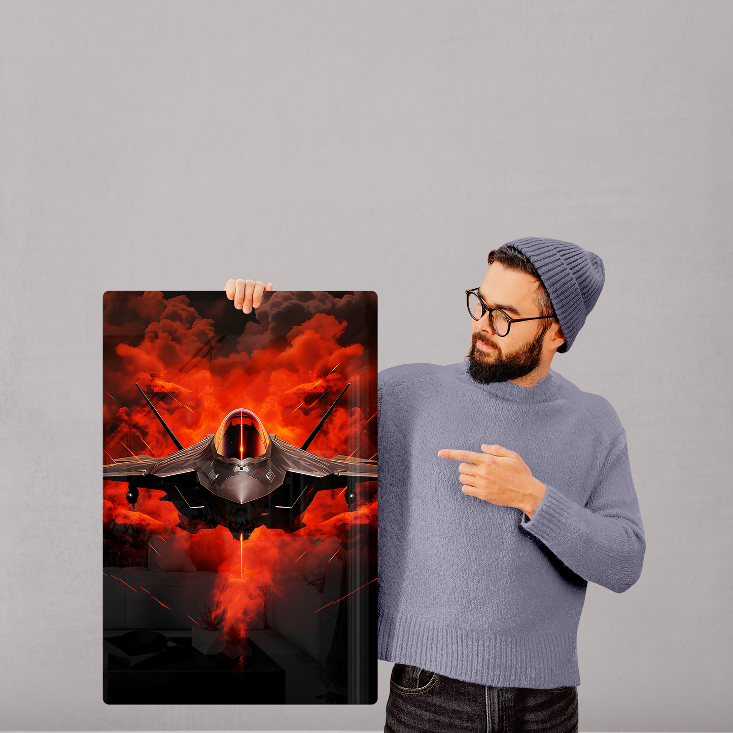 Jet Fighter (Acrylic)F-35: The Acrylic Wall Art with a Glass-Like Finish that Will Take Your Breath AwayElevate Any Ambiance with F-35 Lightning II Acrylic Print🌟:Discover the brilliancRimaGallery