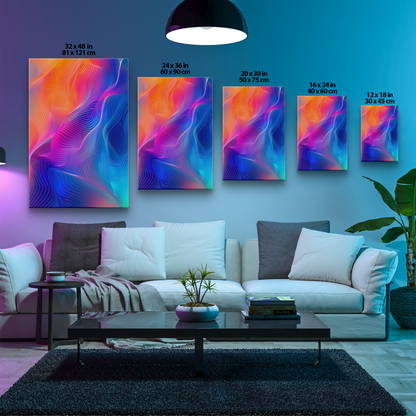 Colorflow Essence (Canvas)Colorflow Essence at RimaGallery: a premium, eco-friendly canvas celebrating quality and sustainability. Elevate your space with vibrant, lasting artRimaGallery