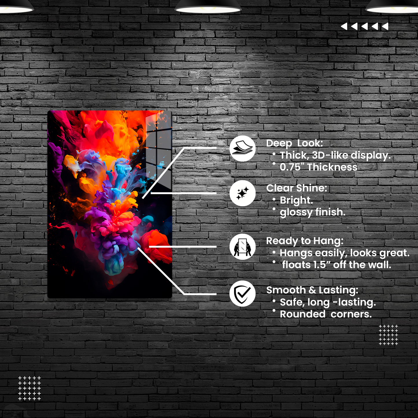 Color Symphony (Acrylic)Color Symphony
Discover the Modern Elegance of Acrylic: Elevate your decor with our acrylic wall art, offering a stunning, glass-like effect that brings any image toRimaGallery