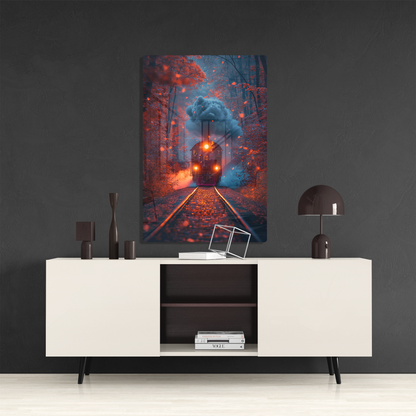 Autumn Journey (Acrylic)Make a statement with Autumn Journey acrylic prints. The 1⁄4" acrylic panel exudes the illusion of a smooth glass surface for vibrant artwork. Pre-installed hanging RimaGallery
