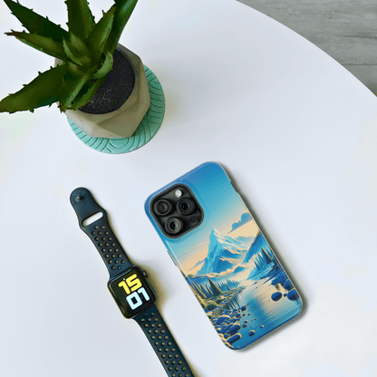 Alpine Serenity (iPhone MagSafe Case)Alpine Serenity MagSafe Durable Case: Style Meets Protection 📱✨
Upgrade your device with Rima Gallery's Alpine Serenity MagSafe Durable Case. This case isn’t just aRimaGallery