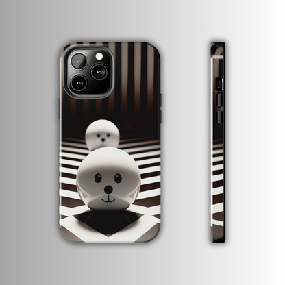 Black and White Blobs (iPhone Case 11-15)