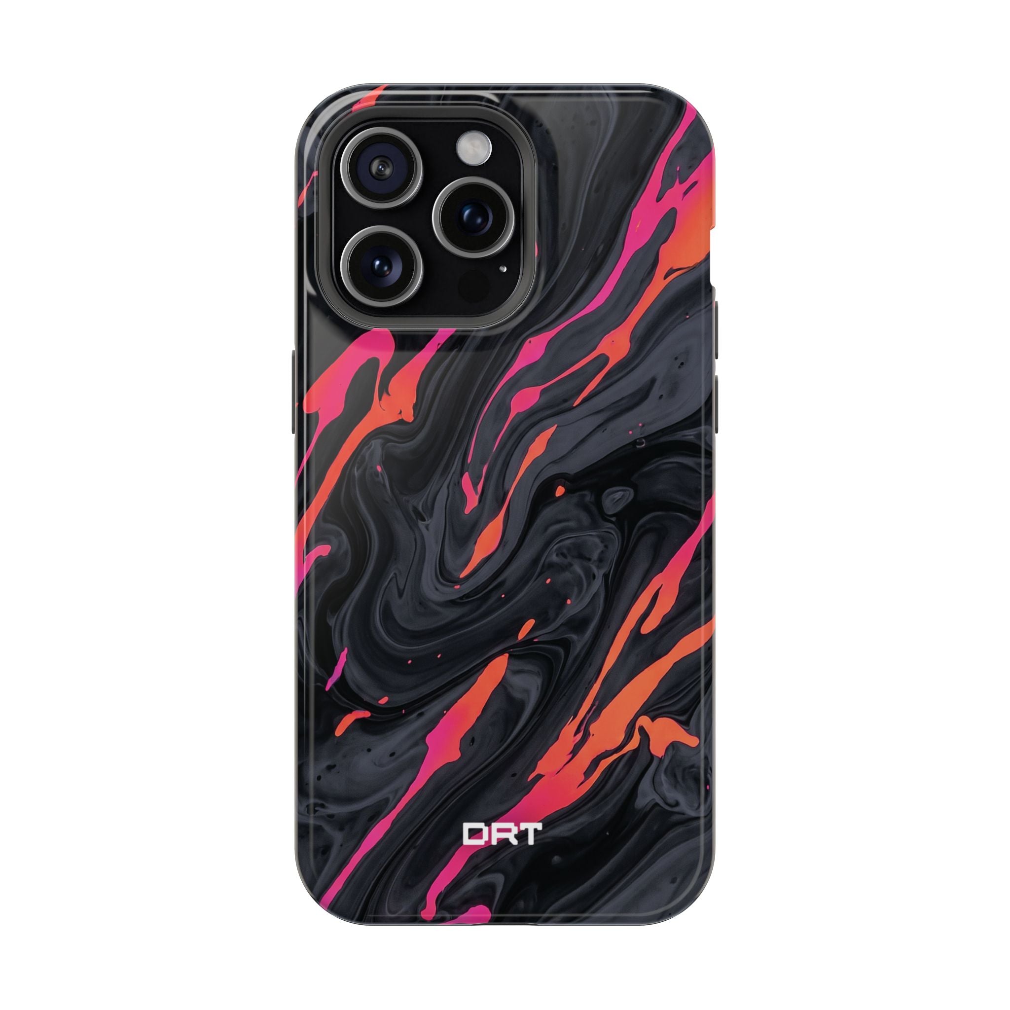 Marbled Neon Swirl Magnetic Impact Phone Case