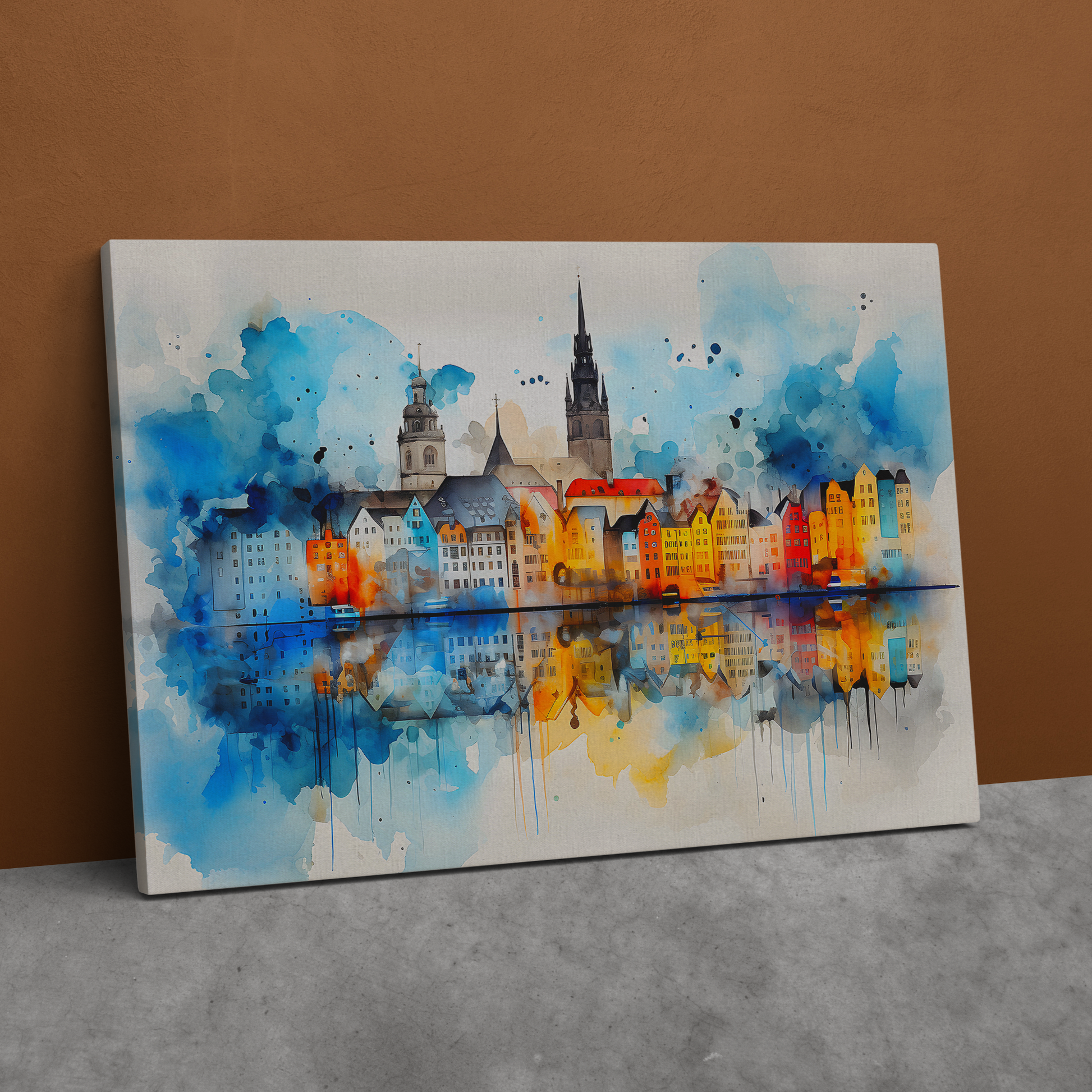 Watercolor Hamburg, Germany (Canvas)Engaging Introductory Paragraph:
Struggling with low-quality canvases? Switch to RimaGallery! Our canvases are more than just a purchase; they're a statement of qualRimaGallery