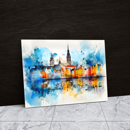 Hamburg, Germany Watercolor (Acrylic)Dazzling Acrylic Prints Hamburg, Germany Watercolor - A Mesmerizing Fusion of Modern Craftsmanship &amp; Timeless Design 🖼️✨
 
A Statement Piece with Hamburg, GermaRimaGallery