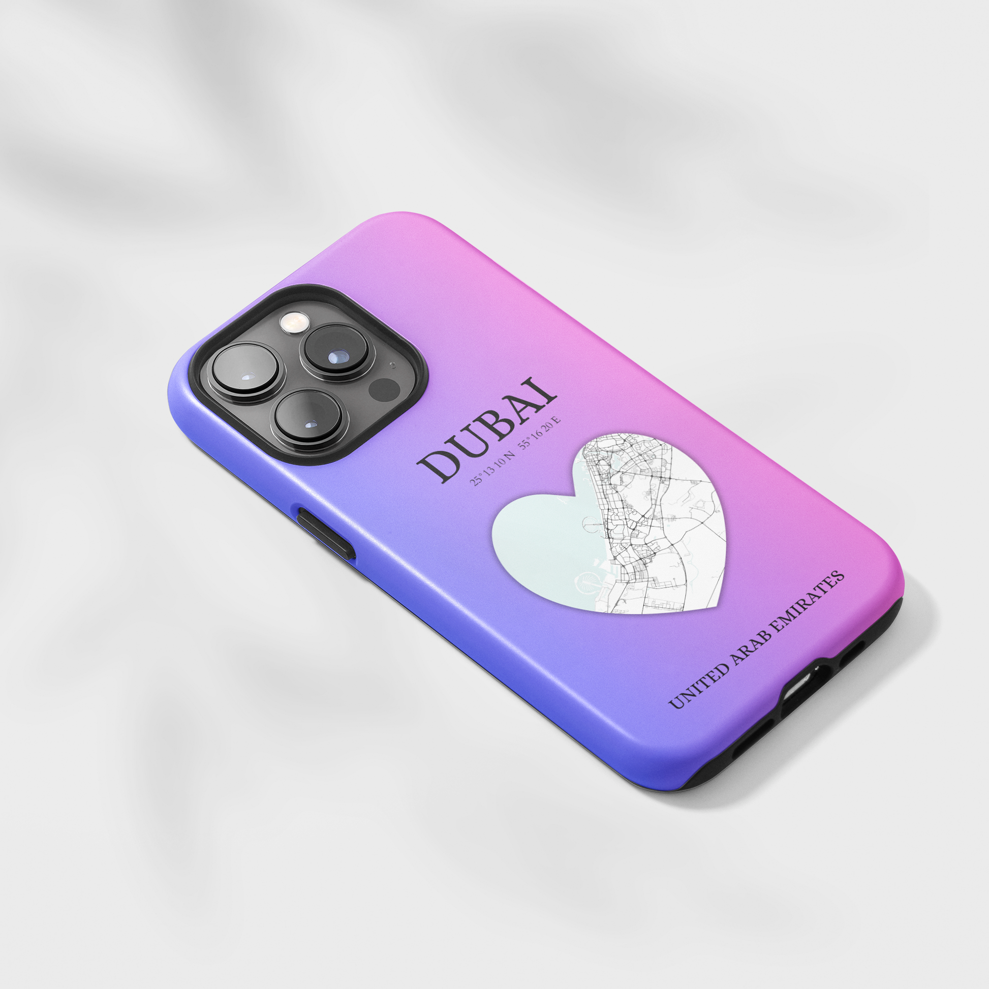 Dubai Heartbeat - Magenta (iPhone MagSafe Case)Elevate your iPhone's style with the Dubai Heartbeat White MagSafe Case, offering robust protection, MagSafe compatibility, and a choice of matte or glossy finish. PRimaGallery