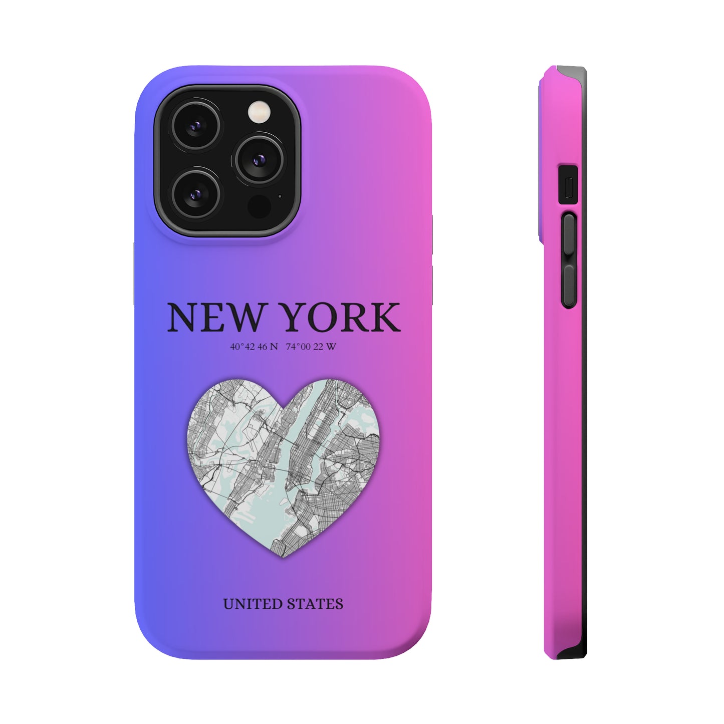 Add a touch of Dubai to your iPhone with the Red Heartbeat MagSafe Case, offering durable protection, seamless MagSafe compatibility, and a choice between matte or g-York Heartbeat - Magenta (iPhone MagSafe Case)