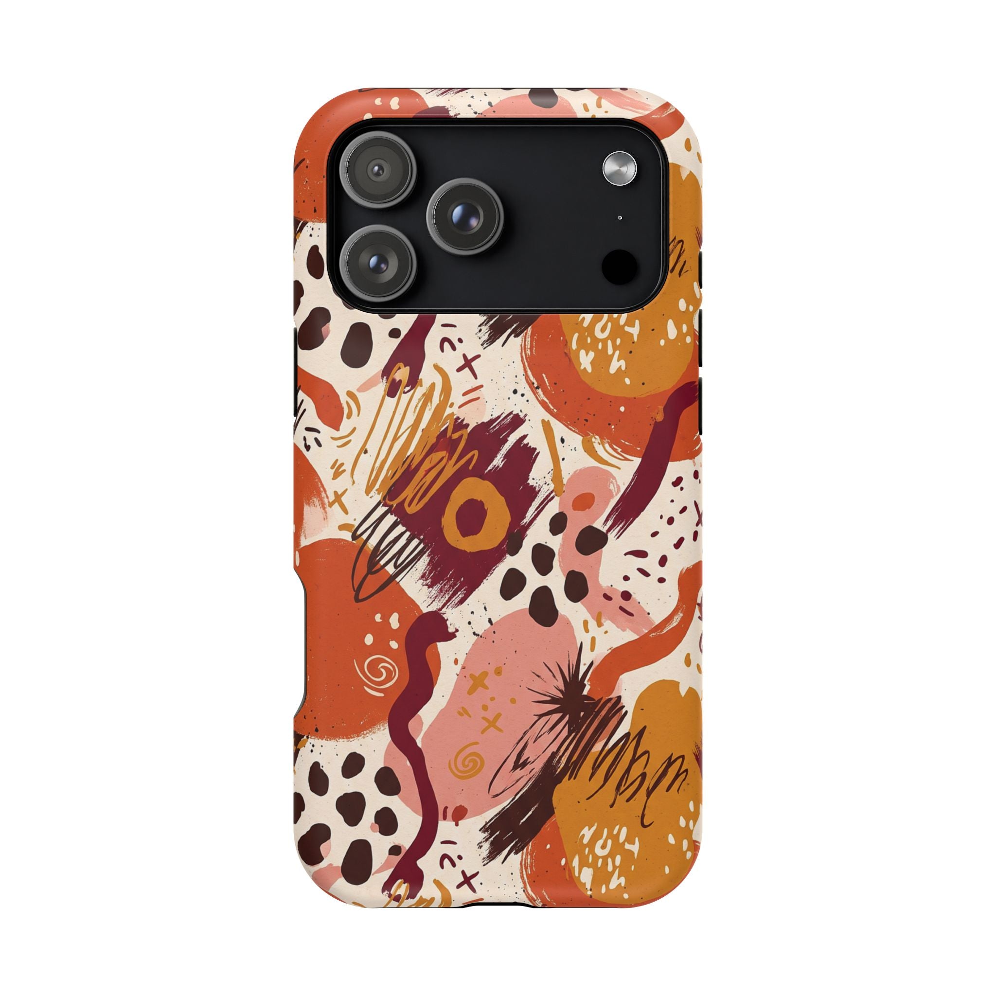 Abstract Autumn Doodle Magnetic Impact-Resistant Phone Case