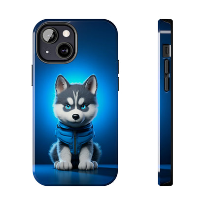 Blue Husky Charm (iPhone Case 11-15)Upgrade Your iPhone with RIMA's Tough Case: Combining sleek style and unmatched protection for iPhone 11-15 models. Durable, fashionable, and eco-friendly. Shop now RimaGallery