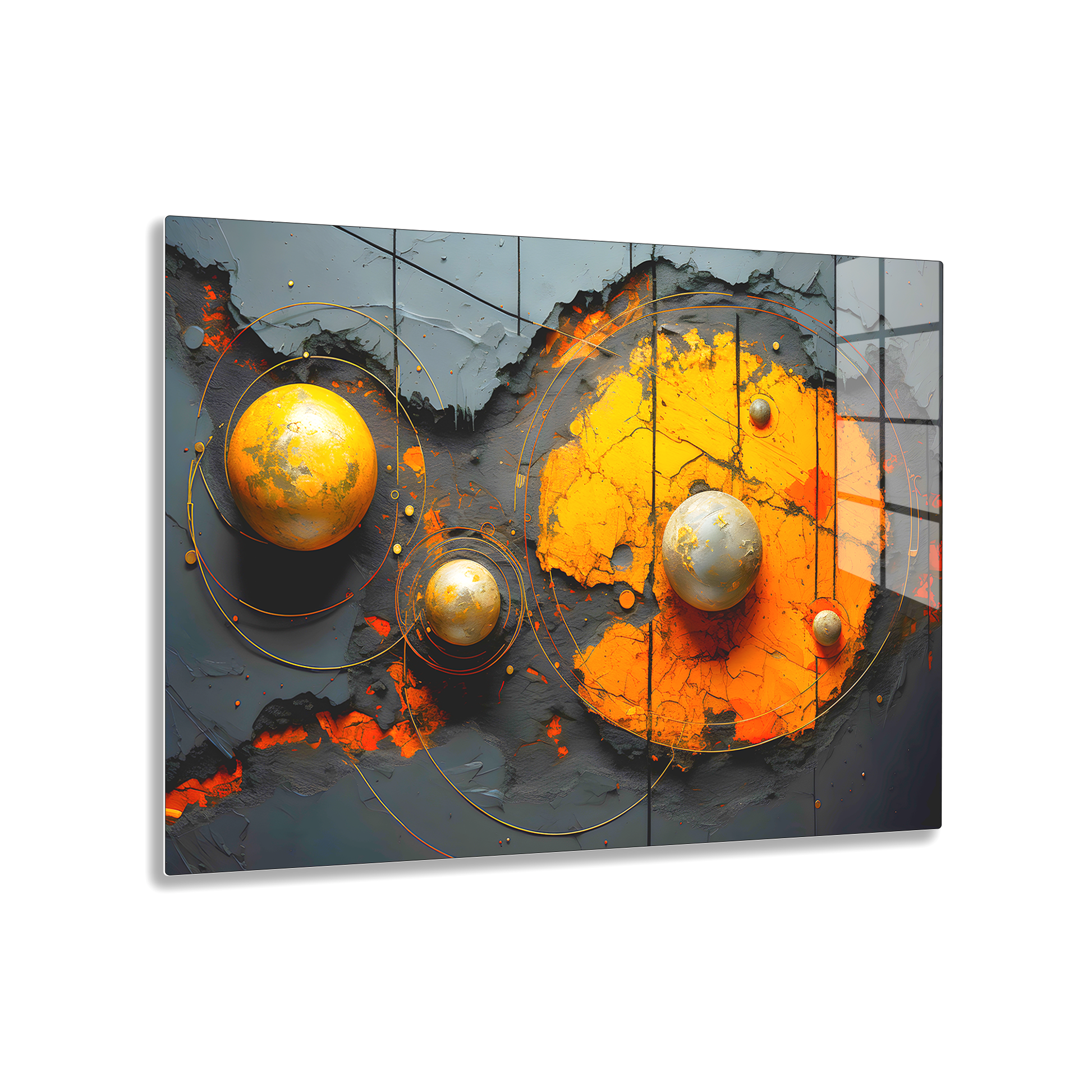 Dazzling Acrylic Prints: A Space Themed Wall Decor With Several Planets- A Mesmerizing Fusion of Modern Craftsmanship &amp; Glossy Wall Art.
 
A Statement Piece with-Planets (Acrylic)