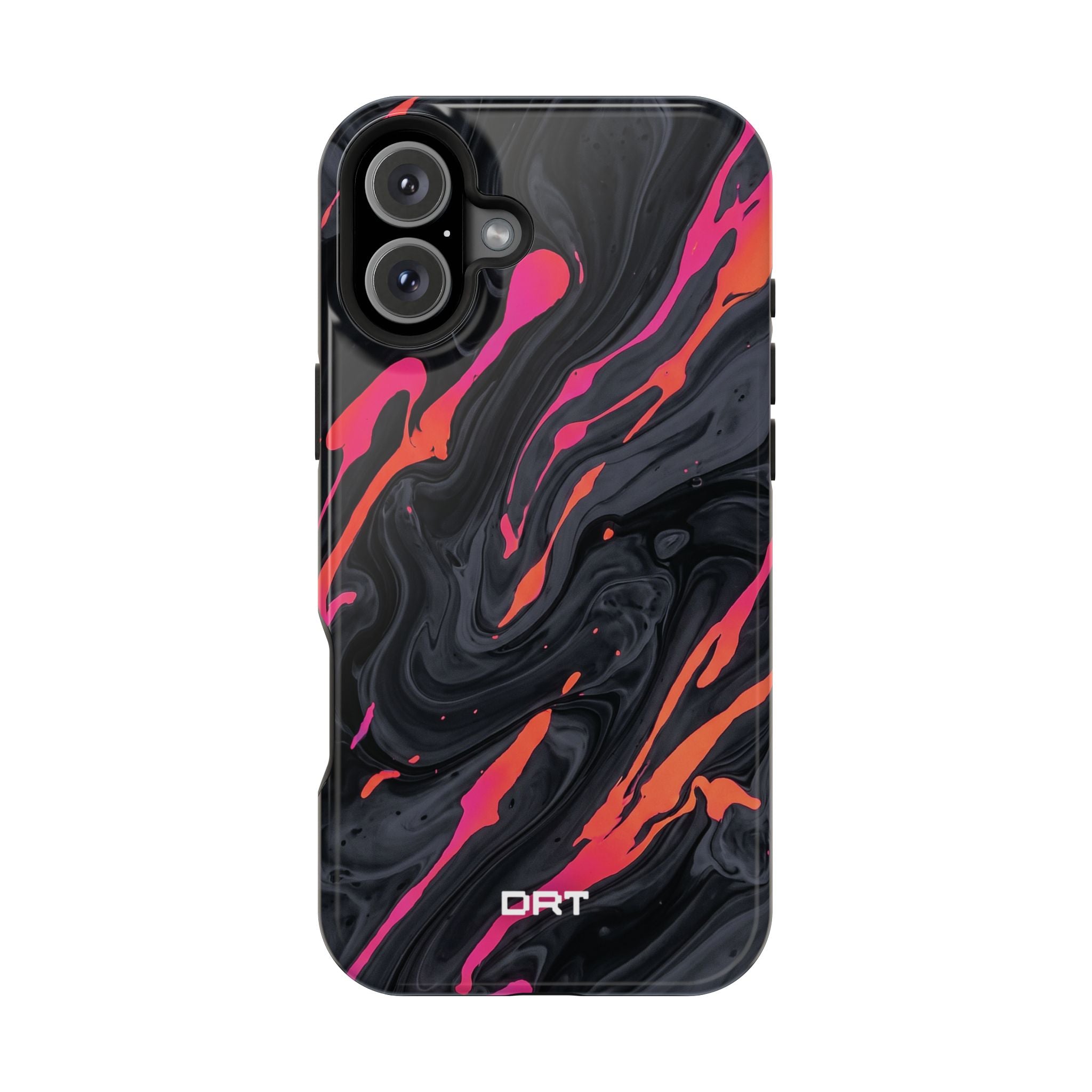 Marbled Neon Swirl Magnetic Impact Phone Case
