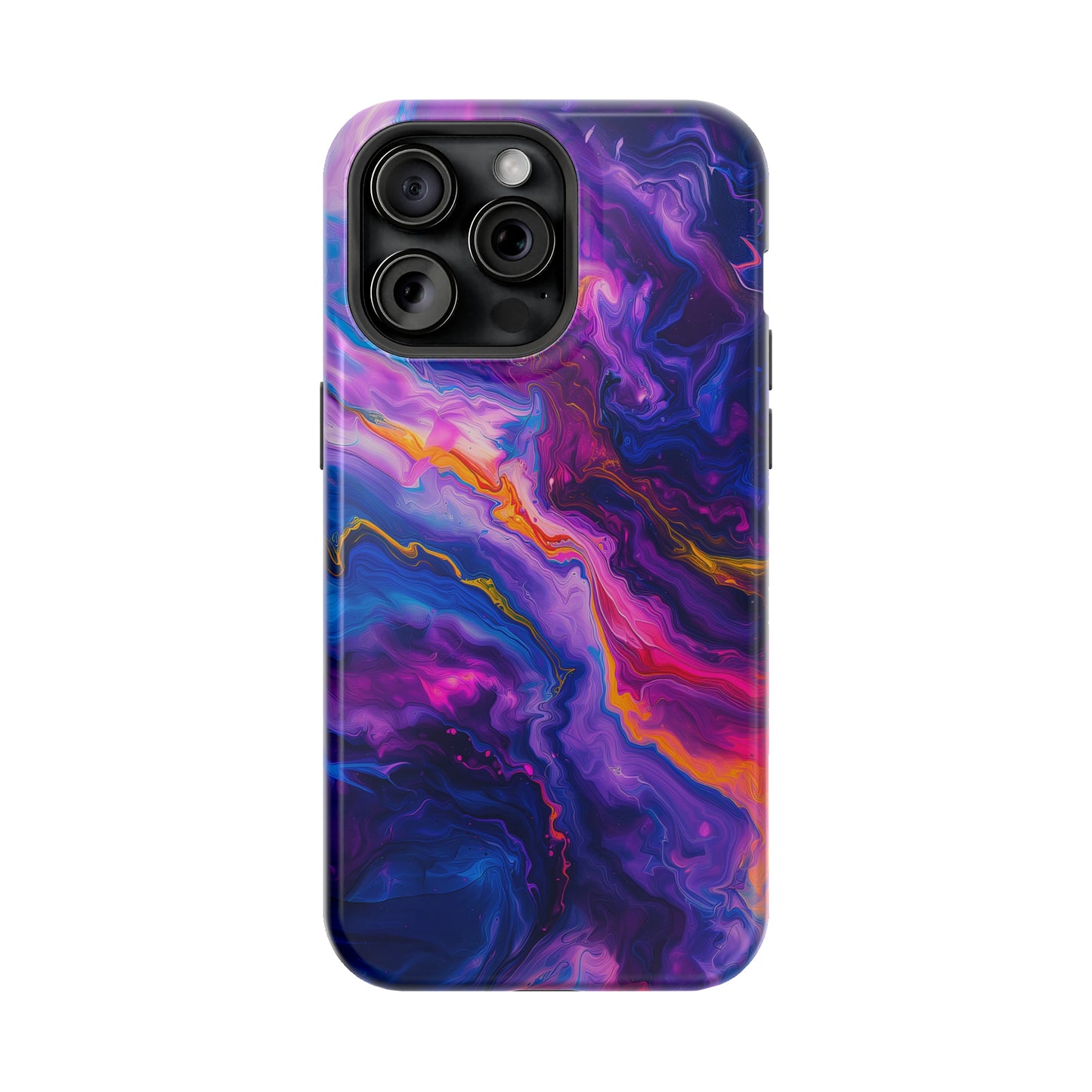 Psychedelic Flow (iPhone MagSafe Case)Rima Gallery presents the exclusive Psychedelic Flow MagSafe Durable Case For iphone 13, 14, 15, Pro, Max. Experience advanced protection, MagSafe functionality, andRimaGallery