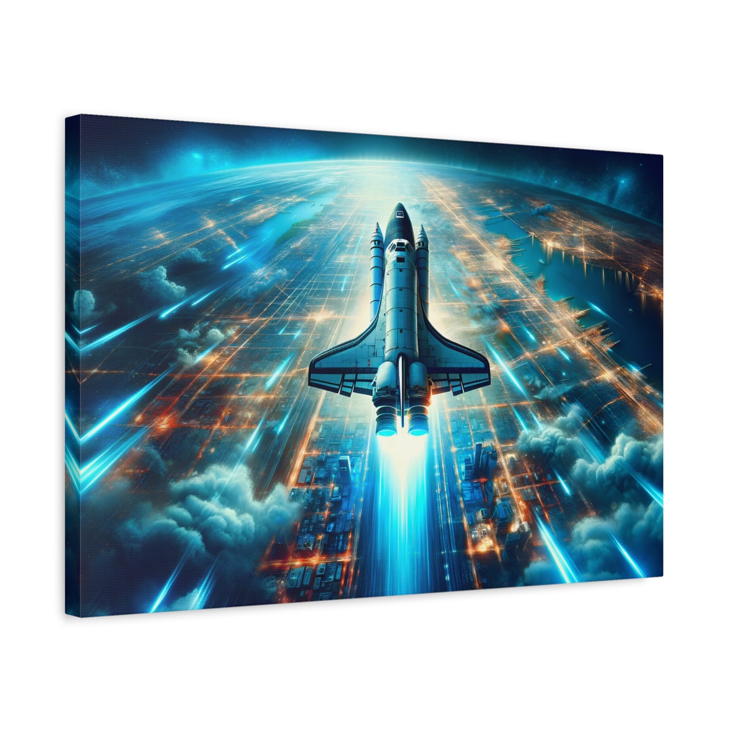 Orbital Blaze Odyssey (Canvas)Orbital Blaze Odyssey (Canvas  Matte finish, stretched, with a depth of 1.25 inches)
Struggling with low-quality canvases? Switch to RimaGallery! Our canvases are moRimaGallery
