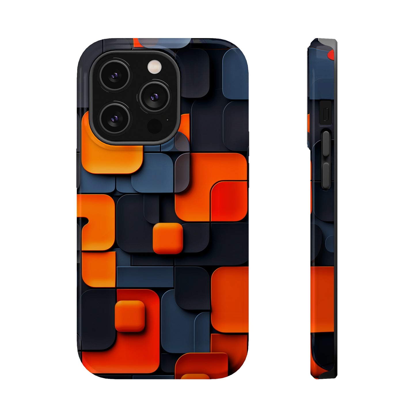 Tangerine Grid (iPhone MagSafe Case)Embrace sophistication with our MagSafe Case for iPhone 13-15: Sleek, durable, and MagSafe-ready for seamless style and unmatched protection.RimaGallery